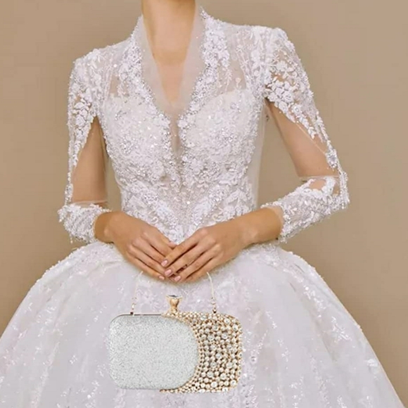 NEW Sparkling Bling Swarovski Crystal Rhinestone & Glitter Clutch Purse … - Picture 17 of 17